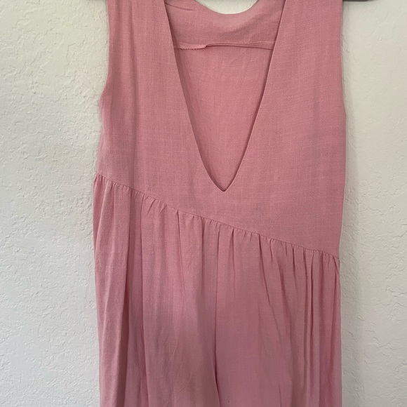 Princess Polly Lowback Pink Romper - Picture 3 of 3